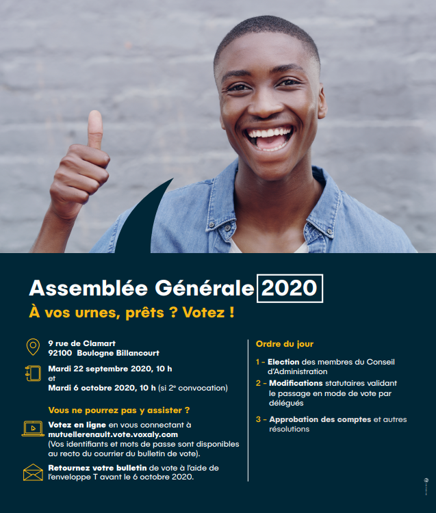Assemblée Générale Mutuelle Dentaire Renault 2020 1